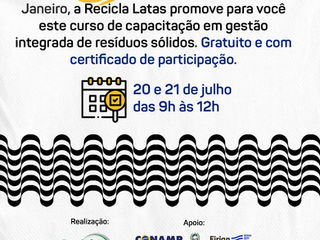 Curso de Capacitação para Gestão de Resíduos Sólidos