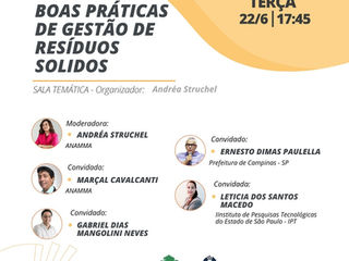 ♻️ É hoje, dia 22 de junho, às 17h45