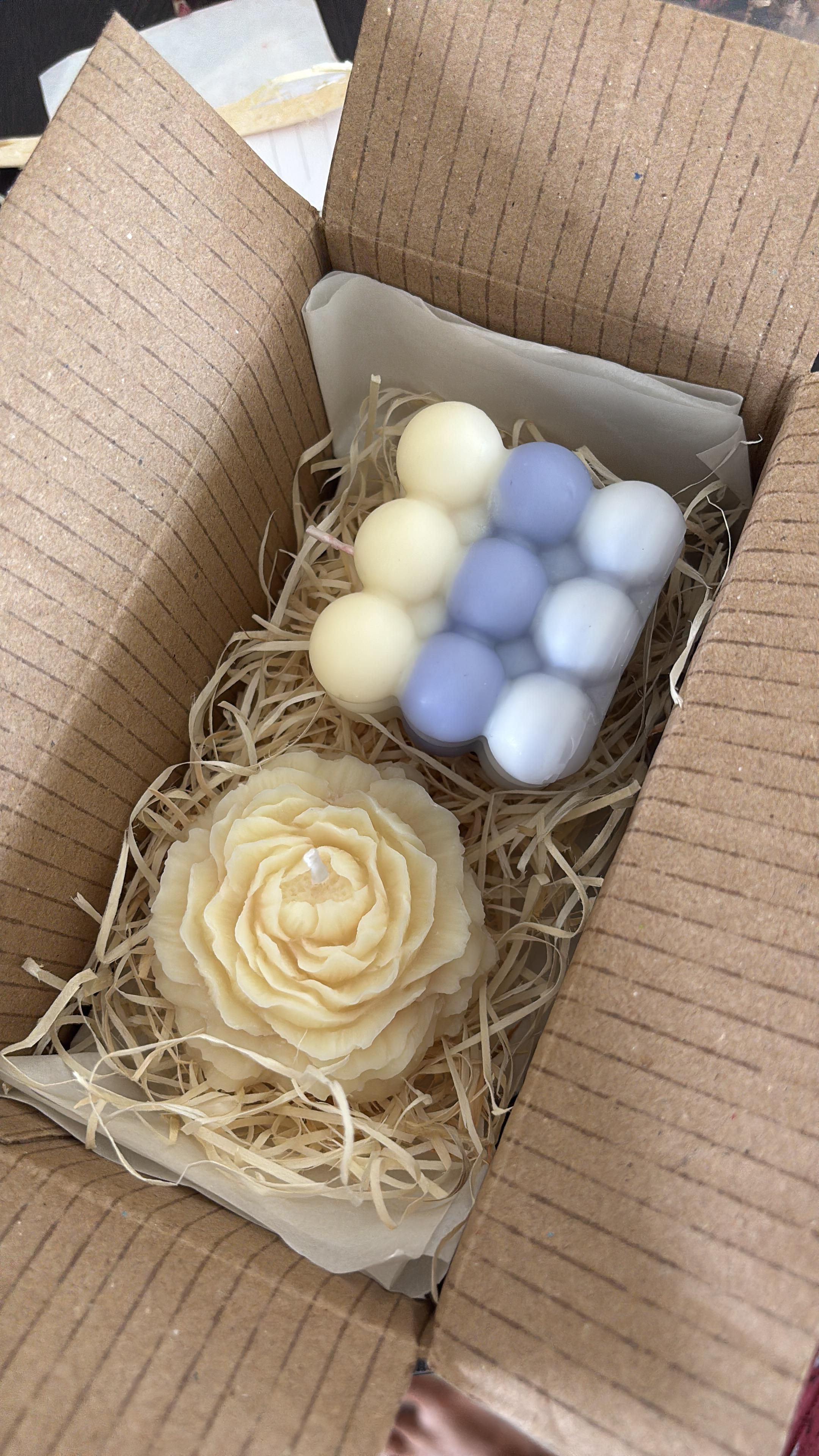 Gift hamper(Peony + Bubble Candle)