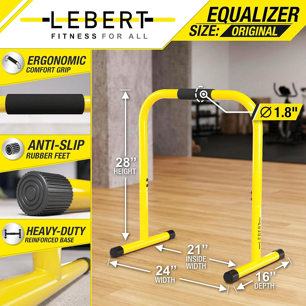 Thumbnail: Lebert Equalizer Total Body Strengthener Dip Station Standard & XL