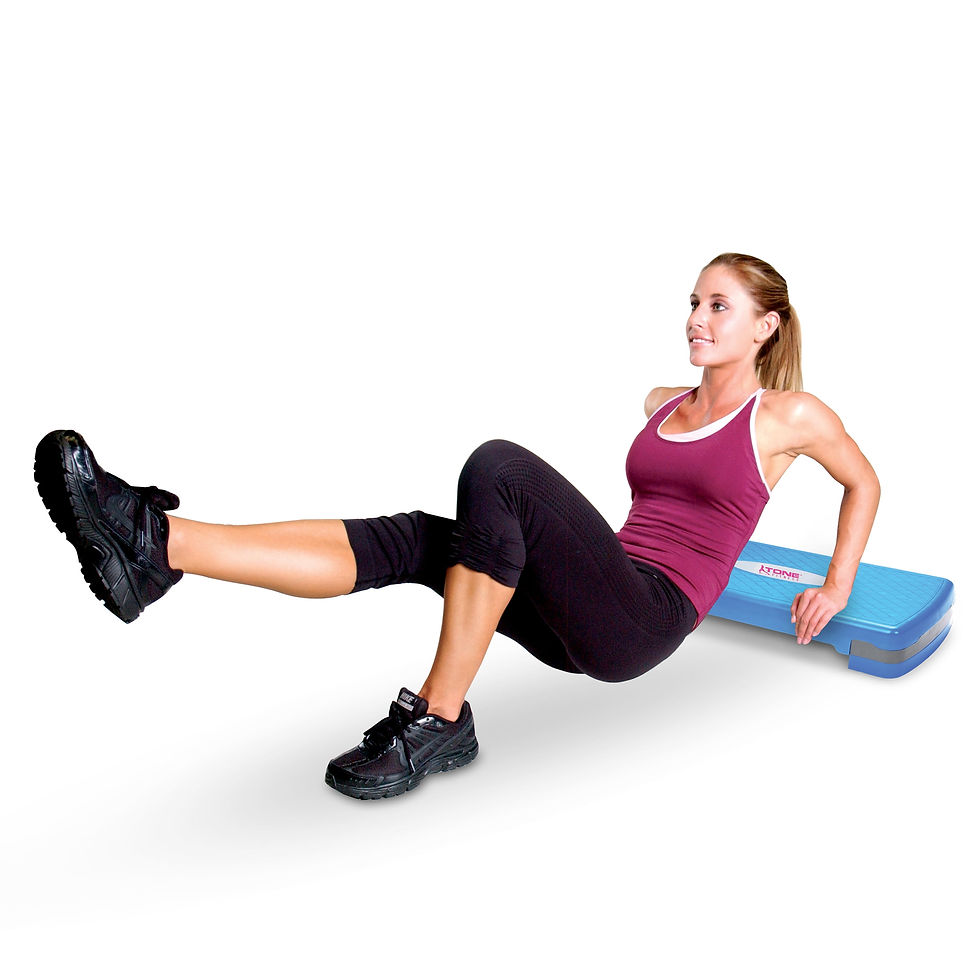 Thumbnail: Aerobic Stepper, Blue and White