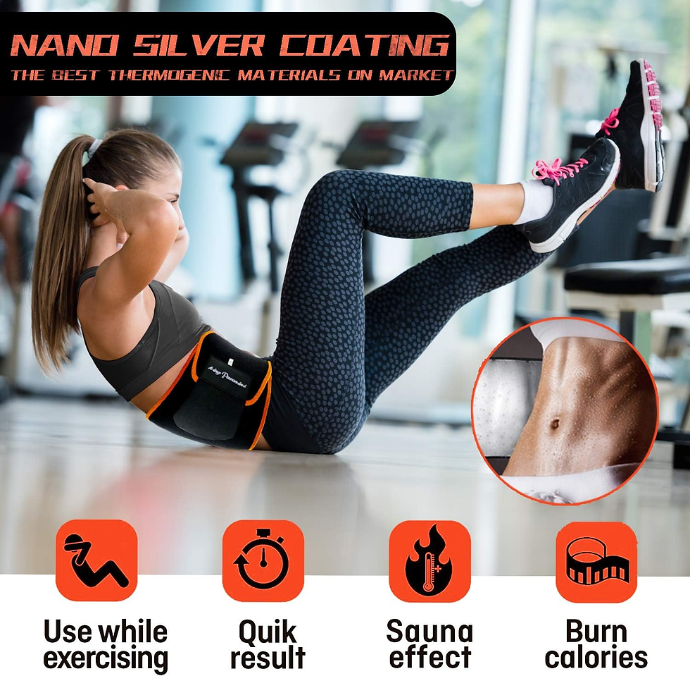 Thumbnail: Waist Trainer for Men Women Belly Fat, Sweat Belt Band