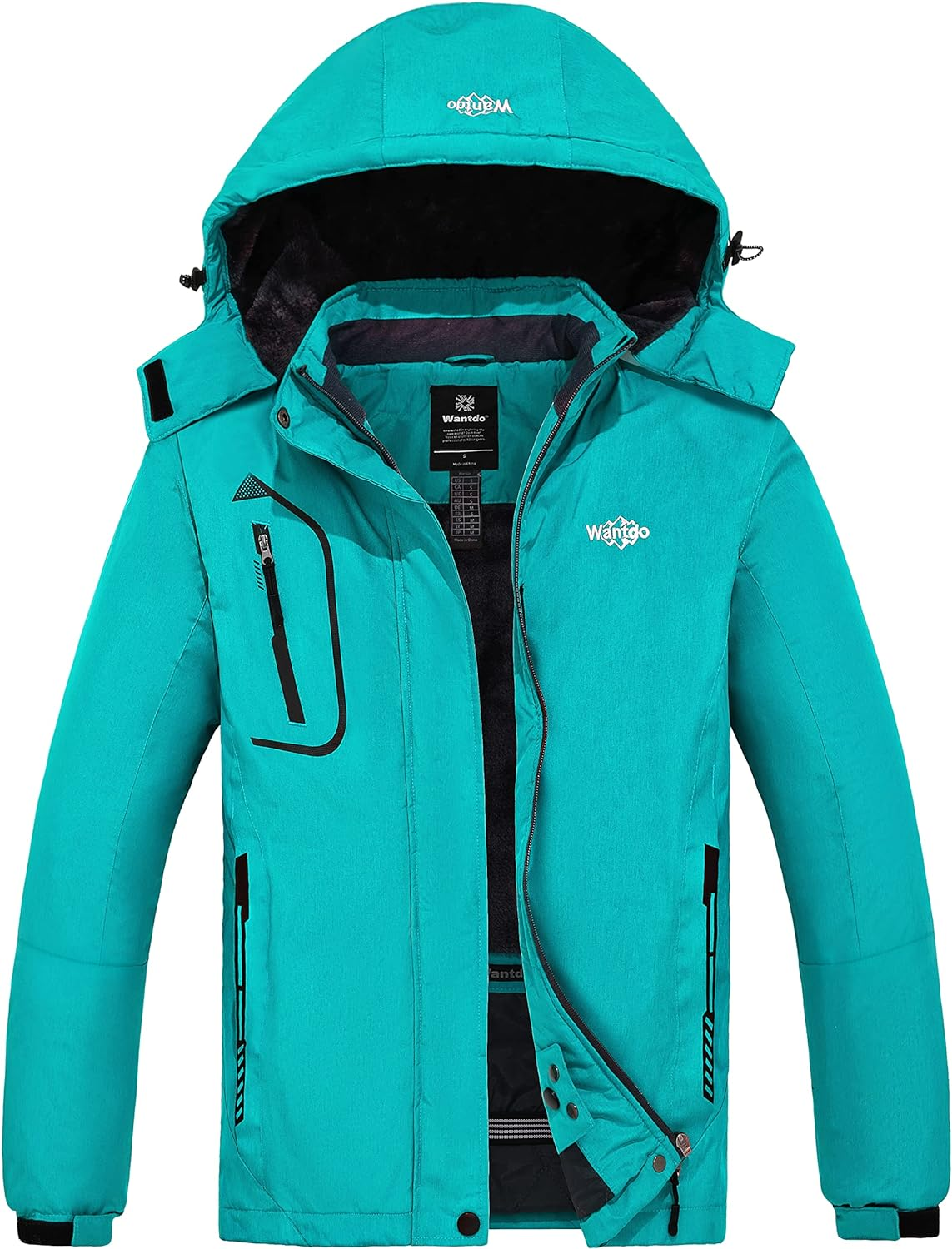 Women Hardshell Waterproof Windproof Insulated Ski Trekking Jacket