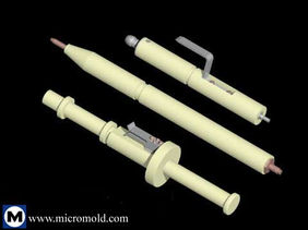 grounding probe, test probe, twist-lock cable connectors, nylon threaded connector, cable connectors