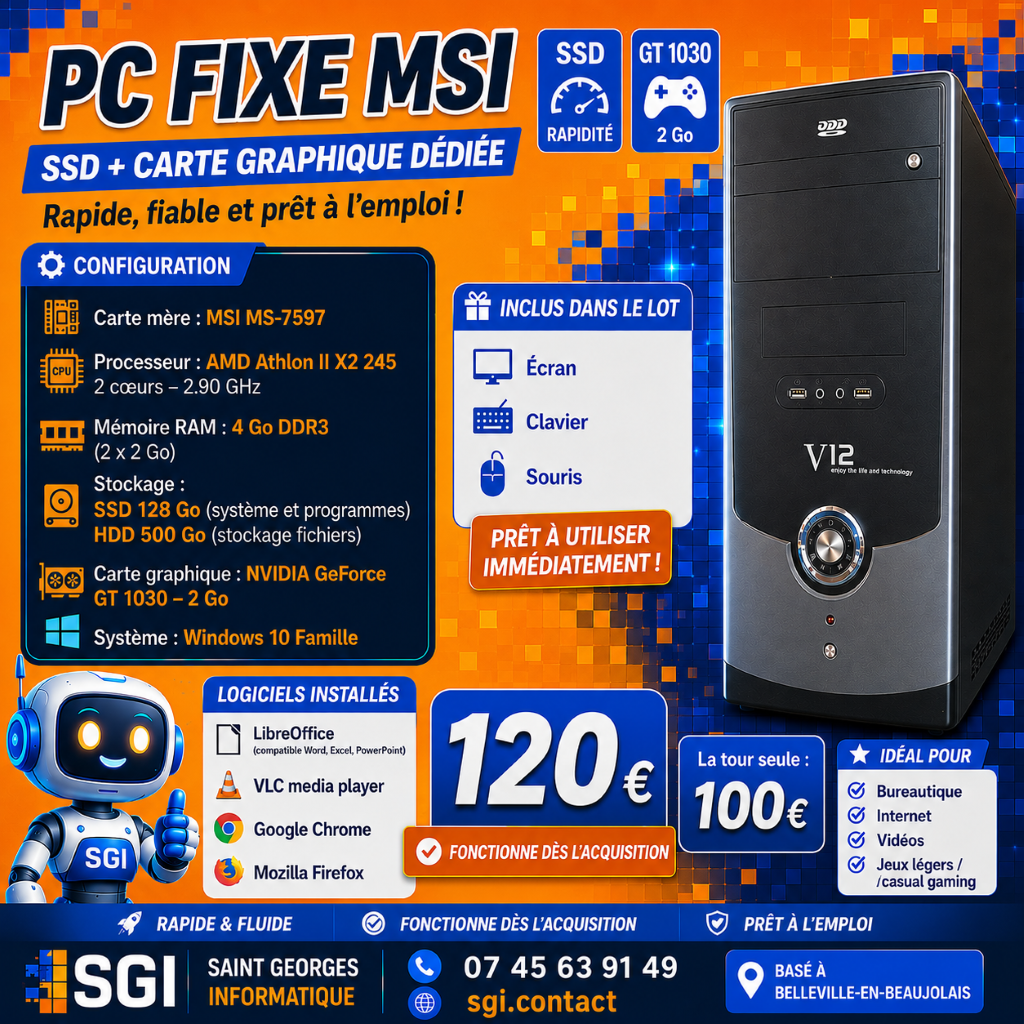 PC Fixe MSI