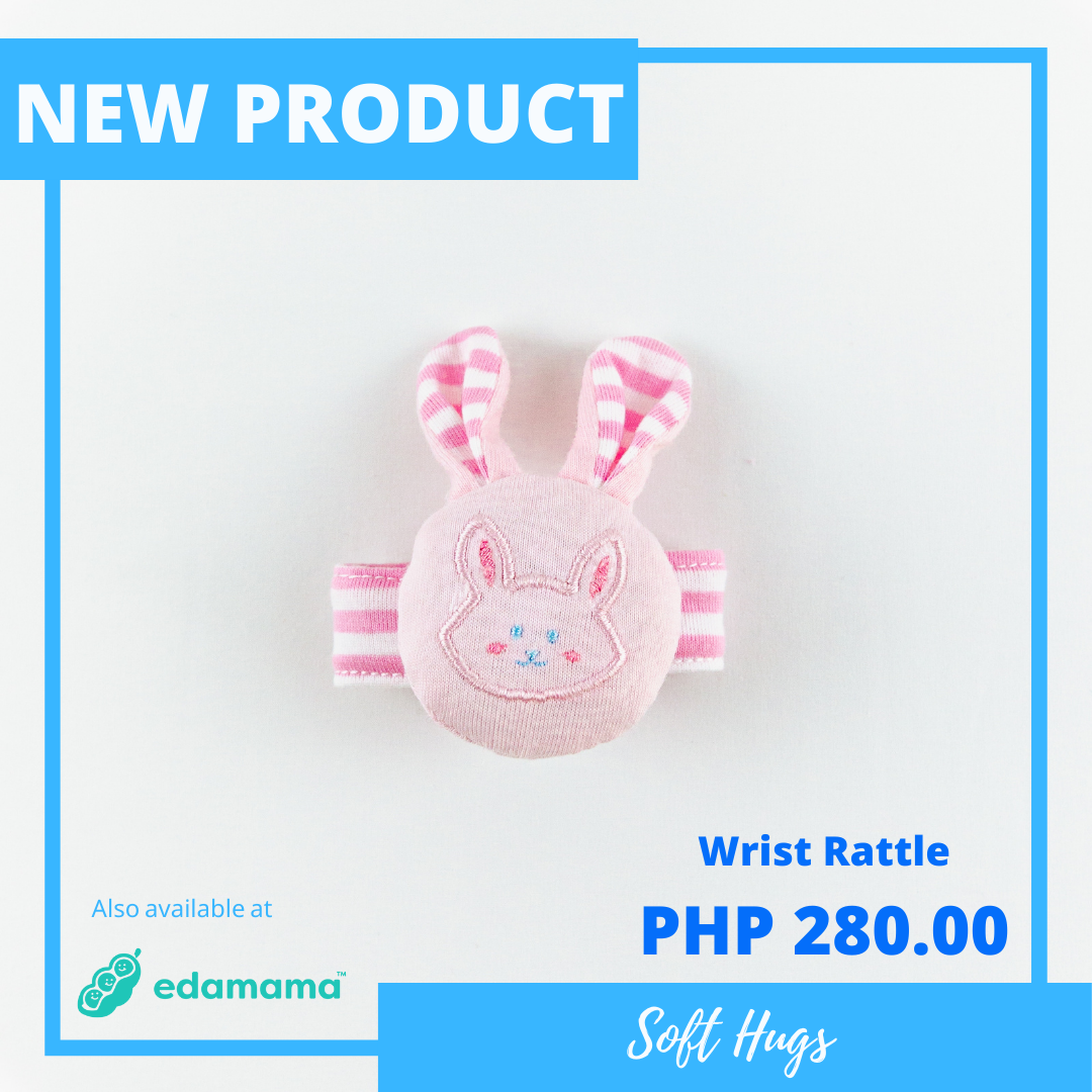 Wristband Rattle - Bunny Design