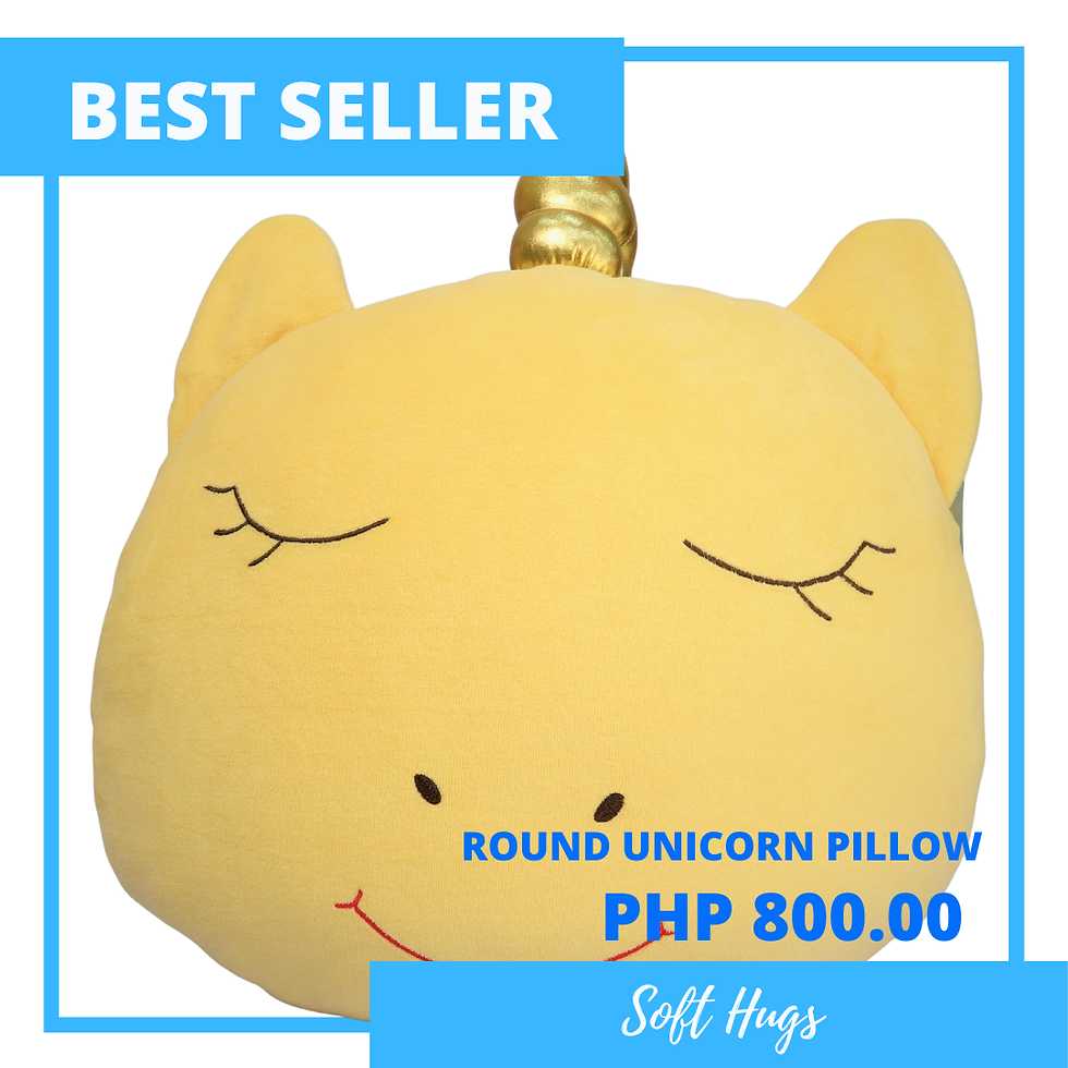 Unicorn Round Pillow