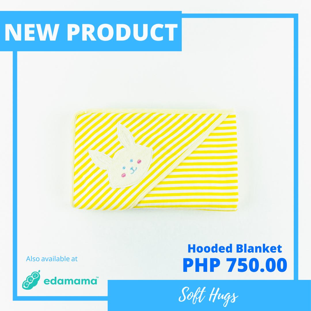 Hooded Baby Blanket - Bunny Design