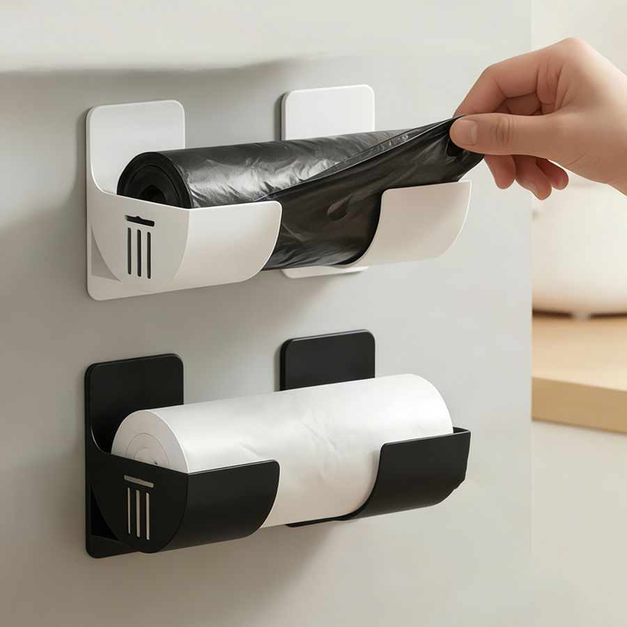 Suporte para armazenamento de sacos de lixo não perfurados