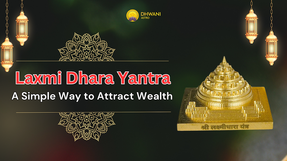 Laxmi Dhara Yantra: A Simple Way to Attract Wealth
