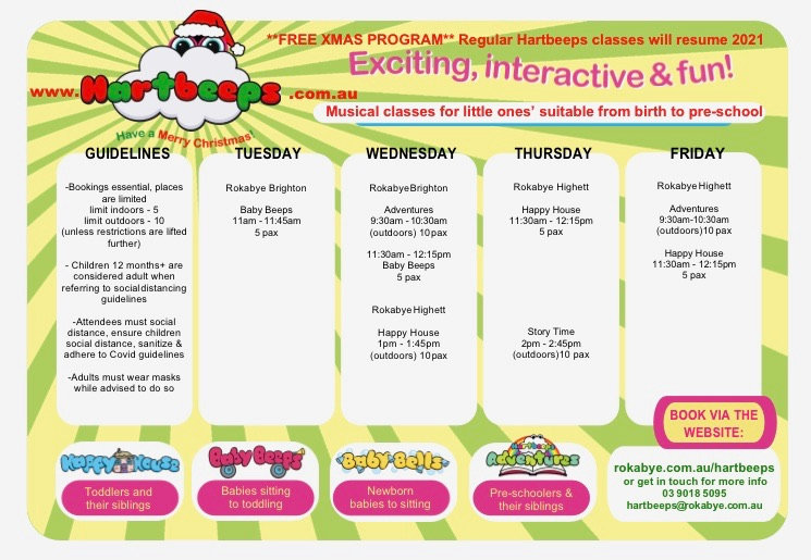 Covid.Christmas.Timetable.Hartbeeps