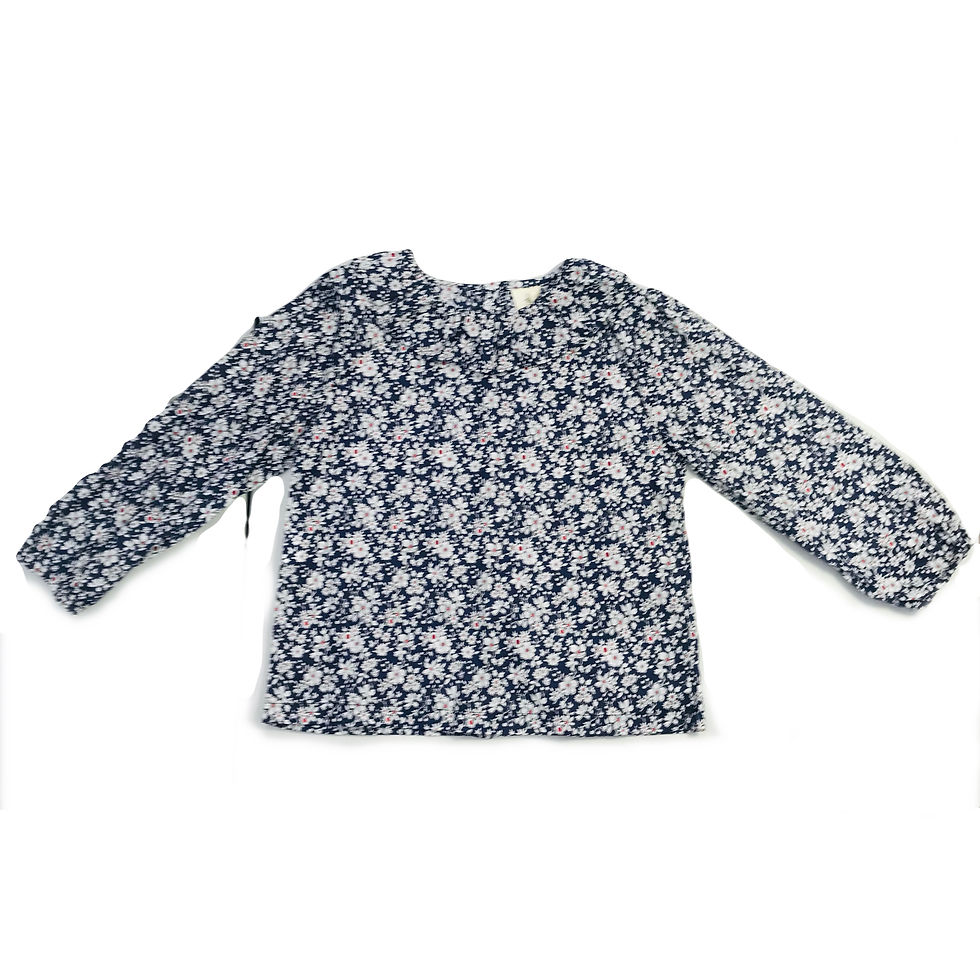 Thumbnail: Navy Floral Blouse