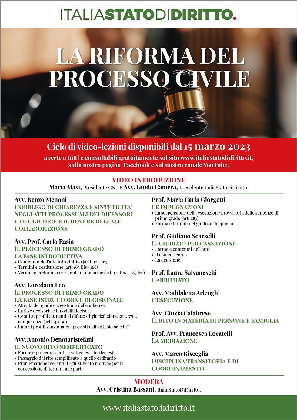 avvocato Maddalena Arlenghi - US Legal Network - La riforma del processo civile - Italia Stato di Diritto