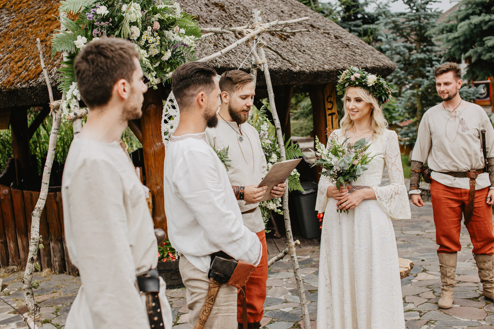 ślub słowiański warszawa, ślub plenerowy, ślub humanistyczny