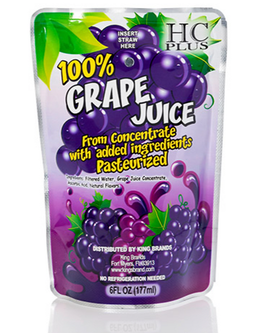 Trident offeres 100% Grape juice pouches - ideal for school drinks, contact us at admin@juicealive.net