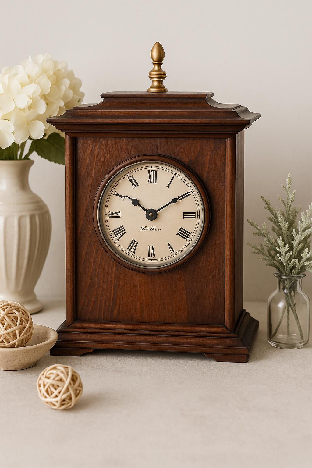 Seth Thomas Wood Mantel Clock
