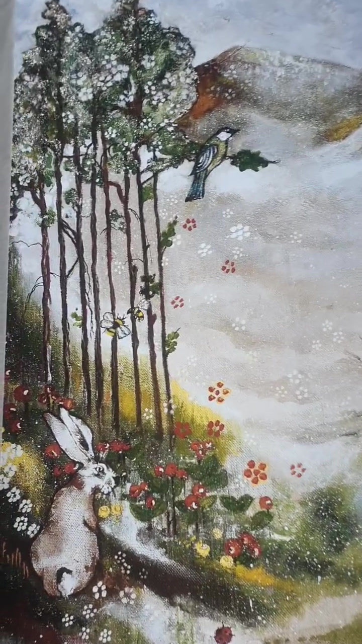 Miniatyrbild: Skogsliv konsttryck
