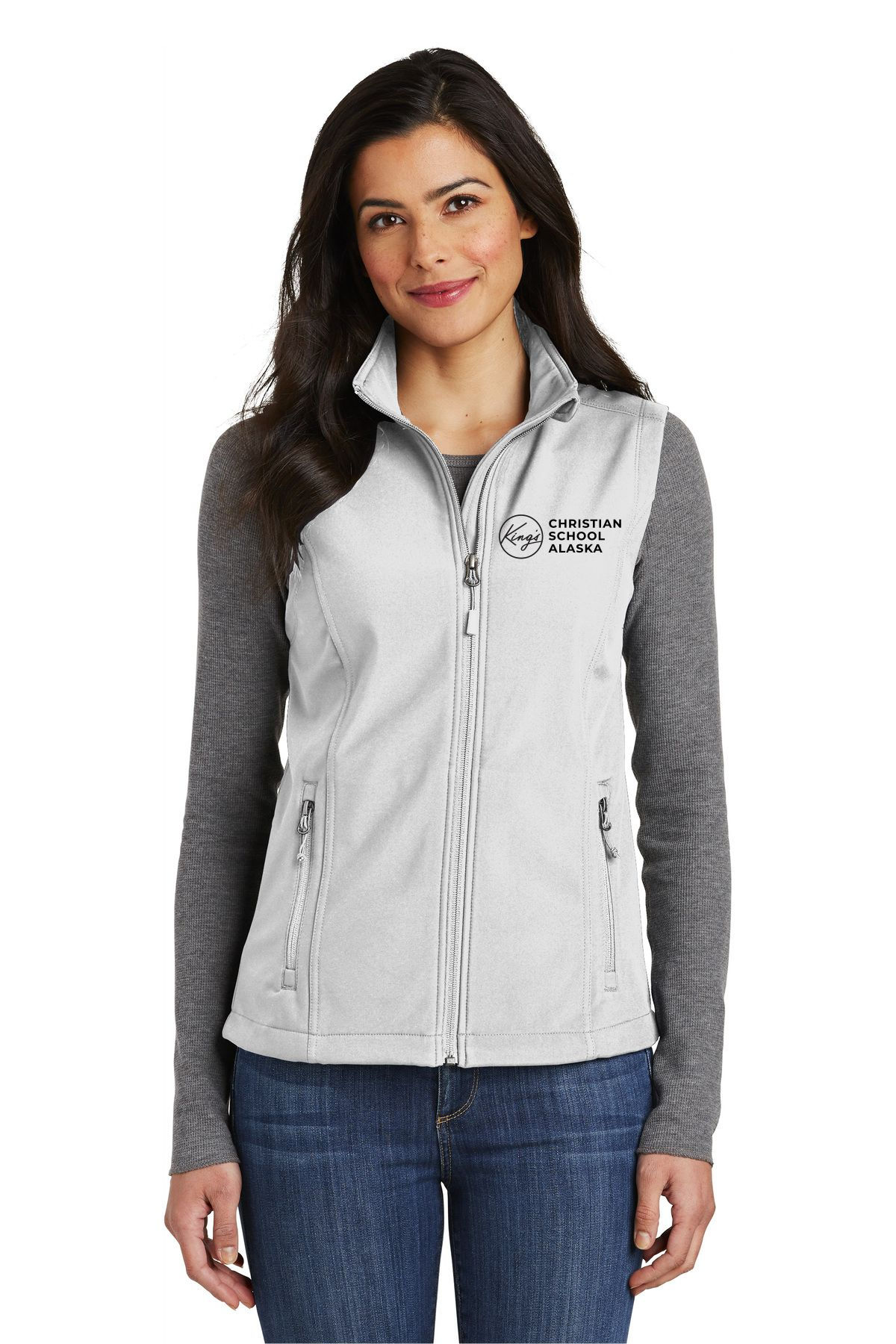 King's Christian School AK Ladies Softshell Vest
