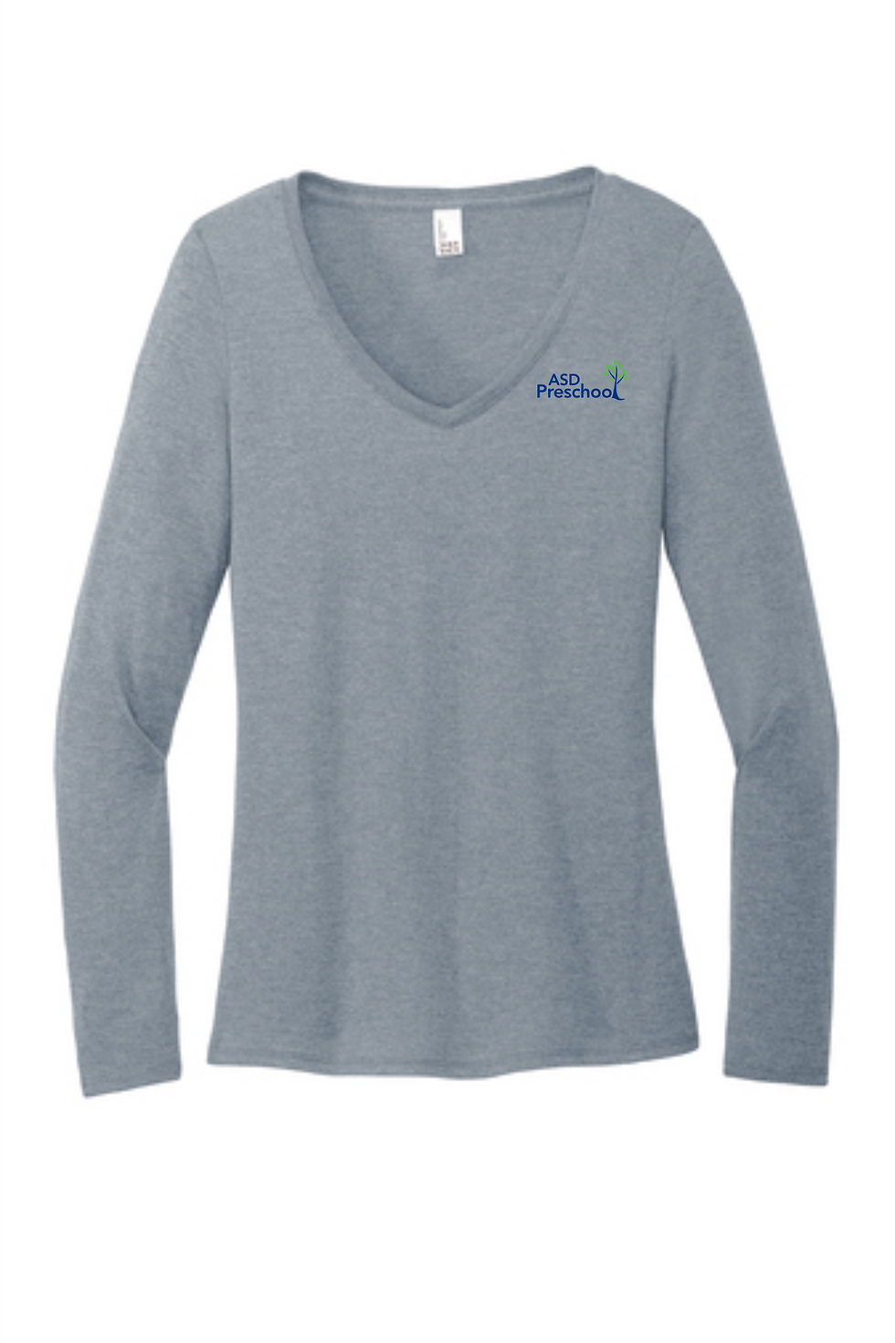 Thumbnail: ASD PK LADIES V-NECK LONG SLEEVE TRIBLEND SHIRT