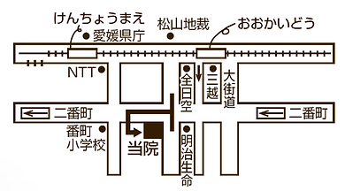 クリニック案内地図