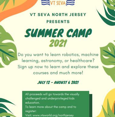 VT Seva North Jersey - Summer Camp 2021