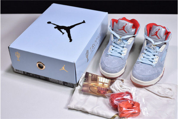 Thumbnail: TROPHY ROOM X AIR JORDAN 5 RETRO ICE BLUE