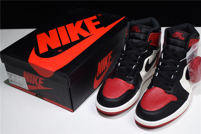 Thumbnail: AIR JORDAN 1 RETRO HIGH OG BRED TOE