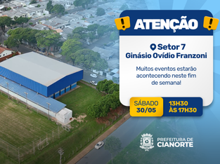 Ovídio Franzoni recebe ações integradas de emprego, saúde e lazer neste sábado