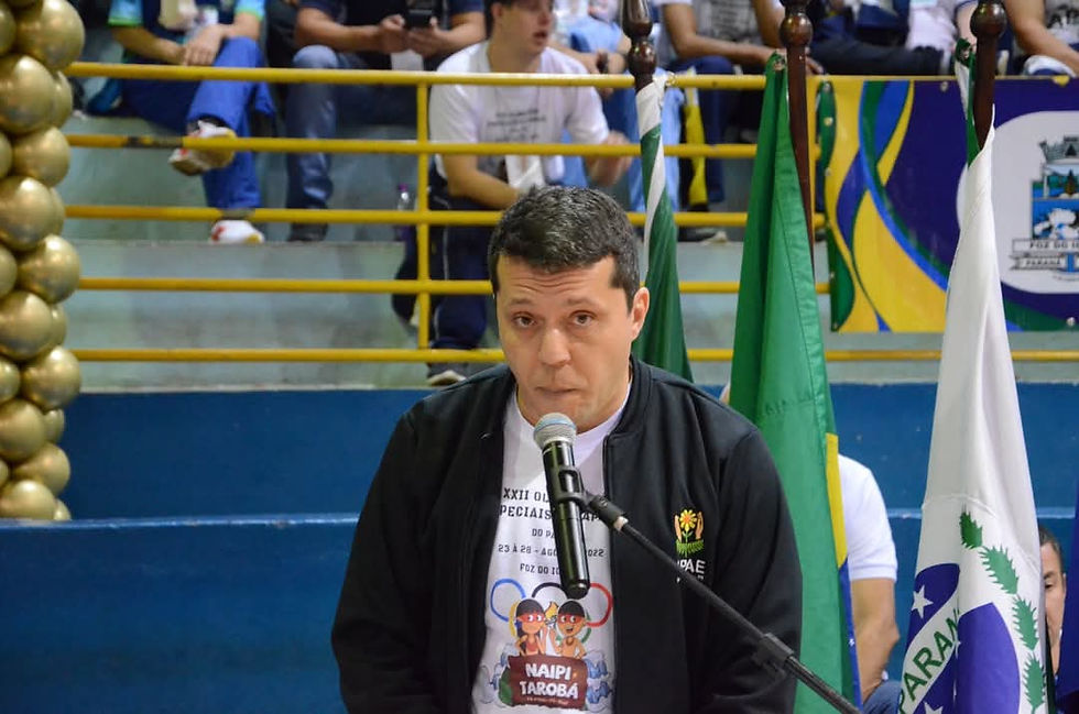 Presidente da Apae de Foz do Iguaçu, Leonardo Corrêa Lugon. Foto: Divulgação.