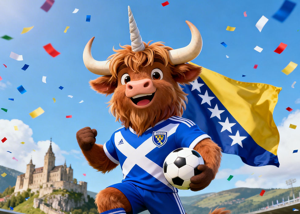 Escócia na Copa; festa garantida .