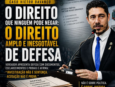 REPORTAGEM ESPECIAL: O Direito de ampla defesa de Victor Hugo Davanço e as armadilhas das redes sociais