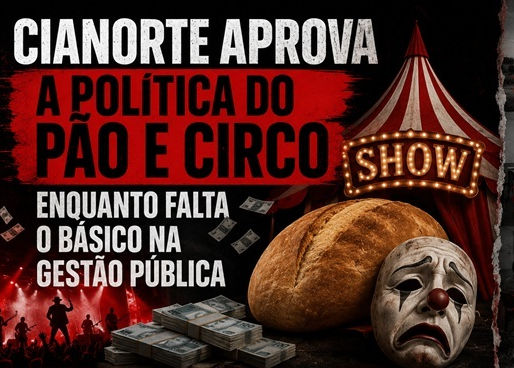 CIANORTE APROVA A POLÍTICA DO PÃO E CIRCO ENQUANTO FALTA O BÁSICO NA GESTÃO PÚBLICA