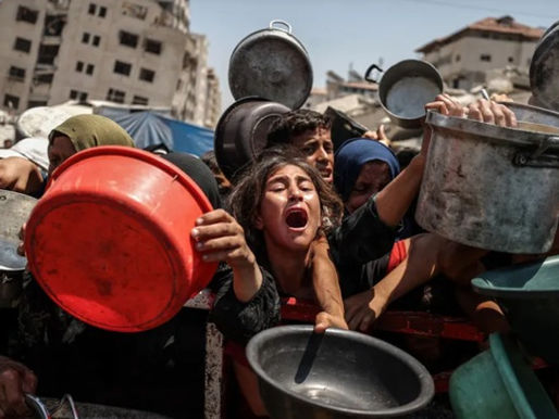 Quem se importa! Mais 5 mortes por desnutrição em Gaza, incluindo uma criança de 4 anos