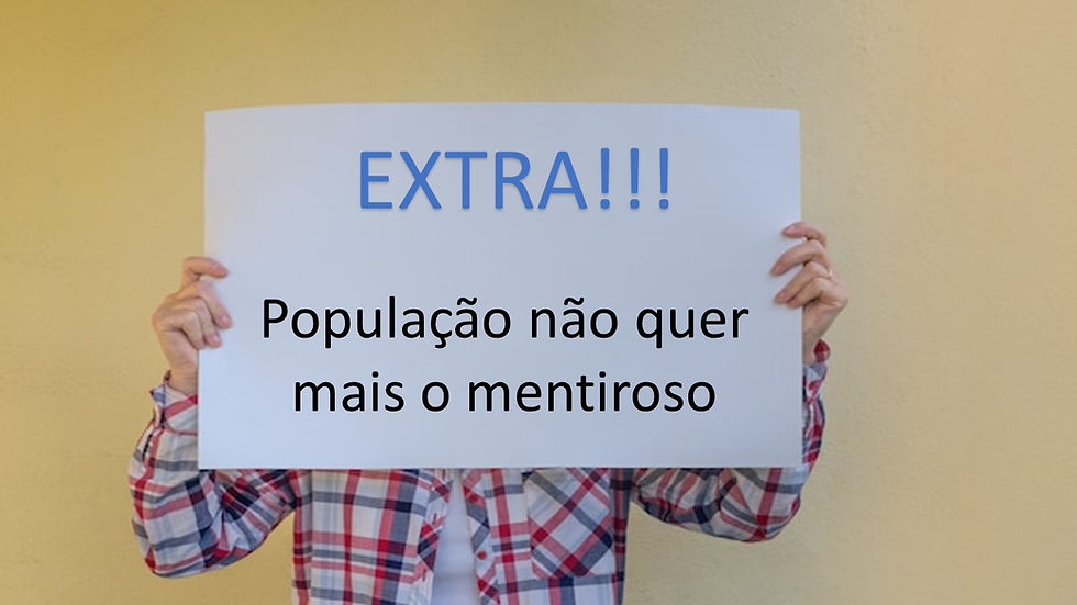 Os Político devem cuidar dos interesses da população e não dos seus próprios!