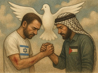 QUANDO A PAZ FOR PALAVRA E NÃO FRONTEIRA: DOIS POVOS, UMA  FERIDA QUE ECOA