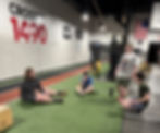 Group of kids in youth personal training in marietta