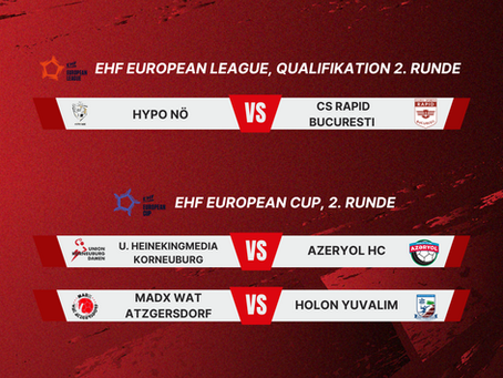 Europacup-Gegner stehen fest!