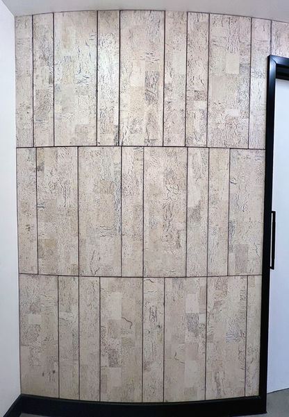 Granorte, Carioca, Pearl. Cork wall tiles