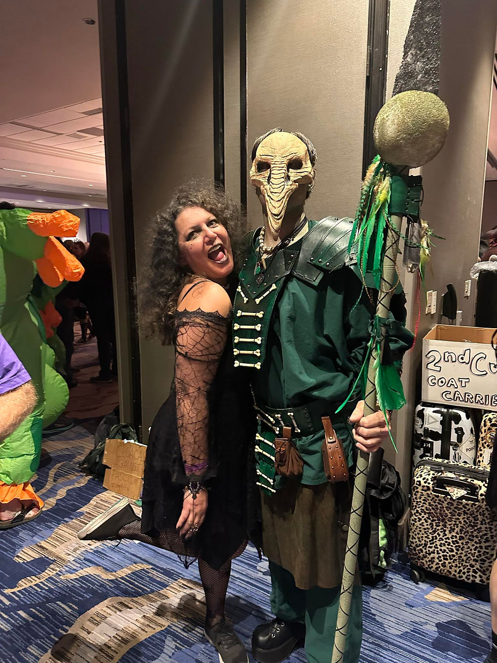 Flybrator and Dirty costume