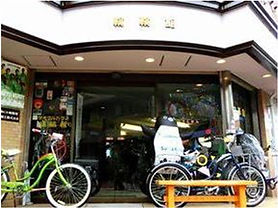 サイクルハウス輪輪館店頭