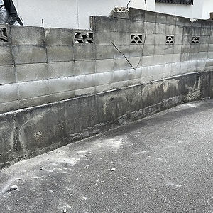 施工事例外構工事ビフォー