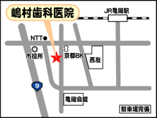 嶋村歯科医院　地図