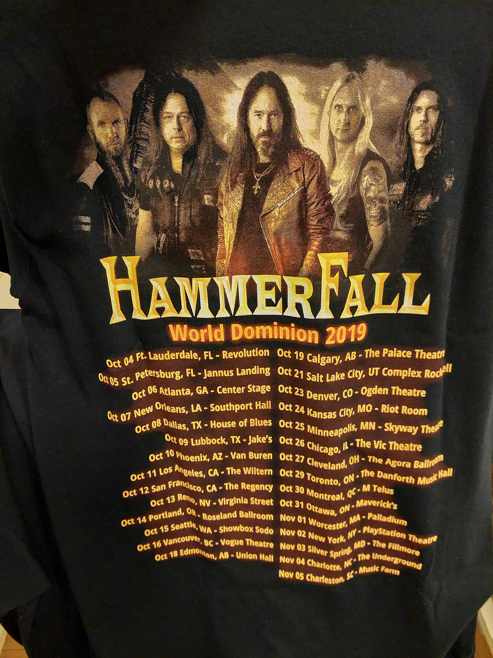 Thumbnail: Hammerfall World Domination Tour 2019