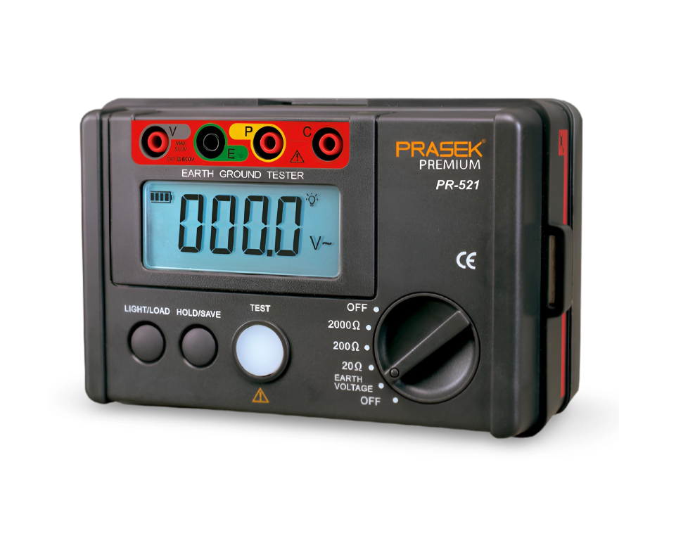 TELUROMETRO DIGITAL 2000 OHM PRASEK PR-521