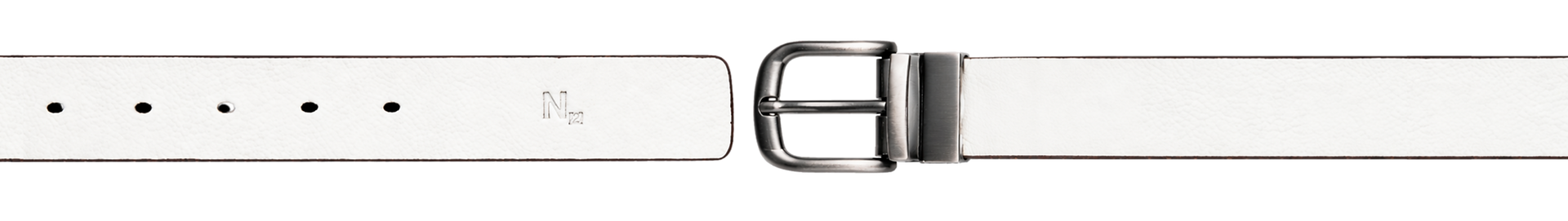 Cinturón de cuero reversible