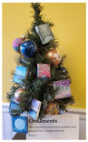 Hand Painted Ornaments on display