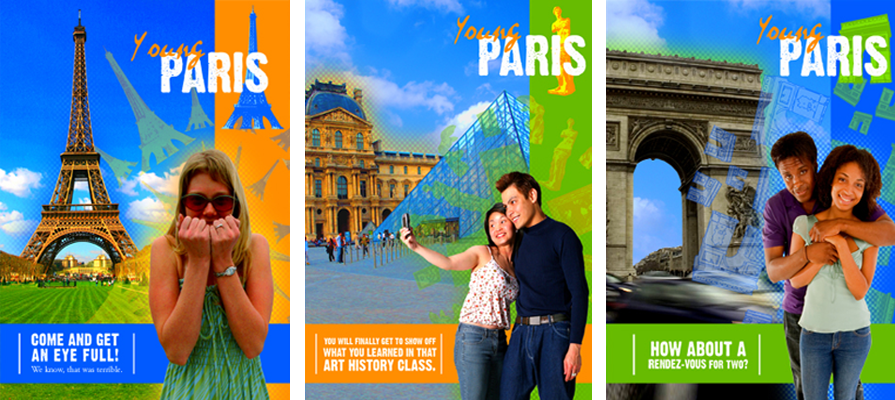 Young Paris Travel Posters