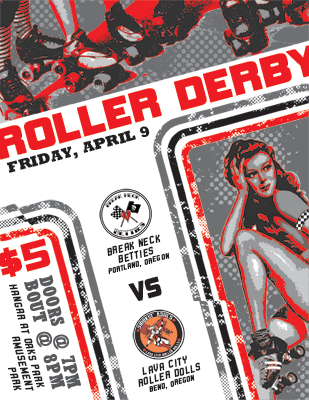 Roller Derby Flier