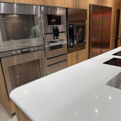 Commercial kitchen in a domestic setting