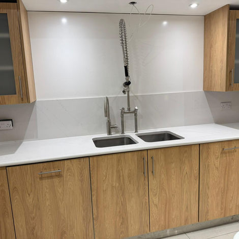 Commercial kitchen in a domestic setting